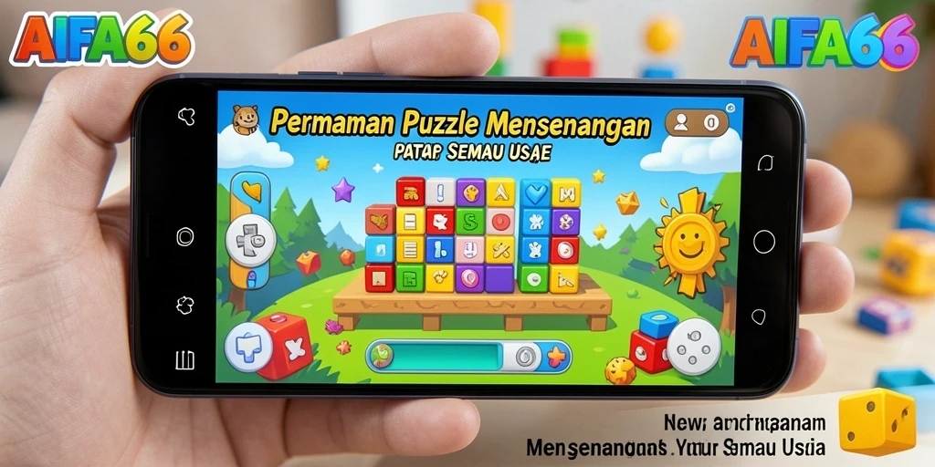 Screenshot gameplay AIFA66 menunjukkan tantangan puzzle yang menarik.