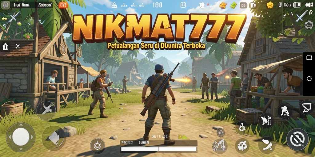 Tampilan gameplay seru dalam dunia terbuka NIKMAT777.
